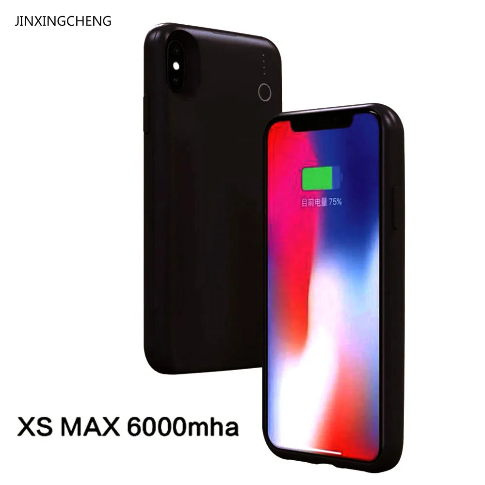 JINXINGCHENG Fashion Battery Charger Case for Iphone XR 5000mAH XS Max 6000 Mah Back Cover Charger Silicone Frame Accessories
JINXINGCHENG Fashion Battery Charger Case for Iphone XR 5000mAH XS Max 6000 Mah Back Cover Charger Silicone Frame Accessories