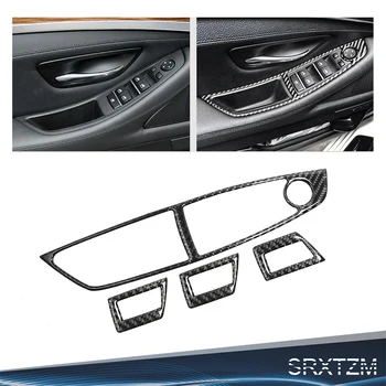 SRXTZM Carbon Fiber Car Window Lifter Control Frame Switch Decor Armrest Panel Refit Sticker For BMW F10 5 Series 2011-2017
SRXTZM Carbon Fiber Car Window Lifter Control Frame Switch Decor Armrest Panel Refit Sticker For BMW F10 5 Series 2011-2017