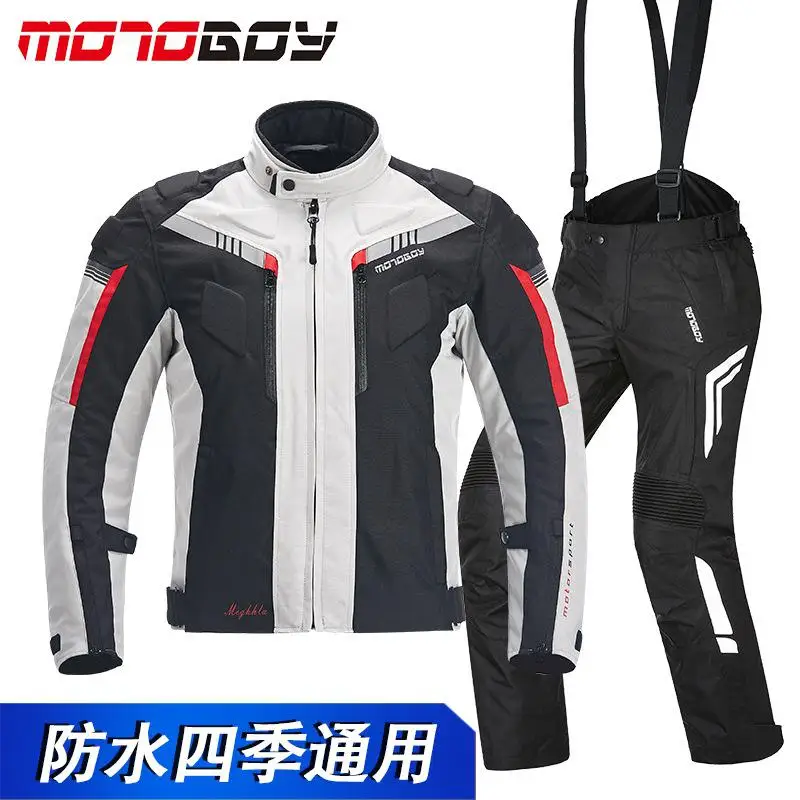Men Waterproof Motorcycle Jacket / Motocross Cold-proof Pants Racing Suit Protector Moto Clothing Set Motorbike Accessories
Men Waterproof Motorcycle Jacket / Motocross Cold-proof Pants Racing Suit Protector Moto Clothing Set Motorbike Accessories