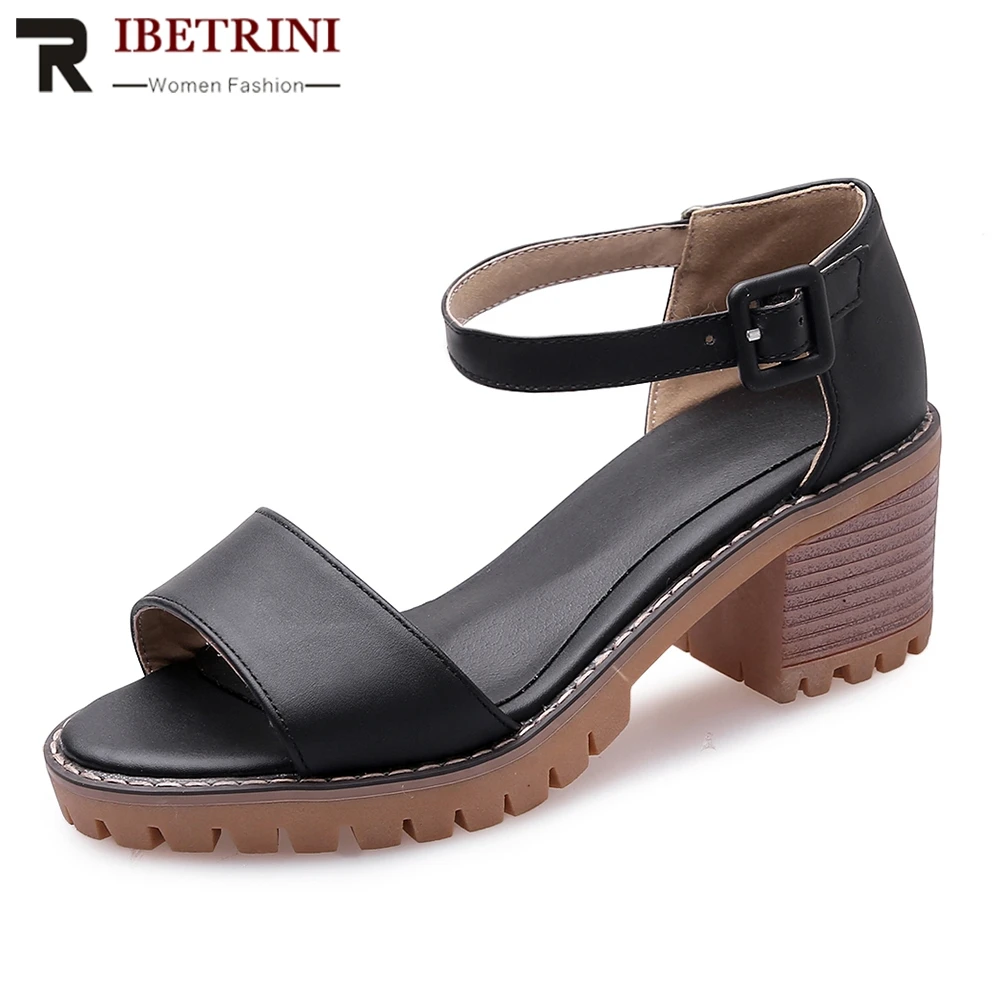 RIBETRINI Fashion Summer Sandals Women Shoes Woman Chunky Heels Platform Buckle Strap Casual Sandals Woman Shoes
RIBETRINI Fashion Summer Sandals Women Shoes Woman Chunky Heels Platform Buckle Strap Casual Sandals Woman Shoes