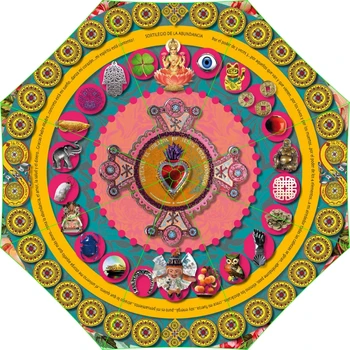 Mandala Compact Umbrella Folding Travel Rain/Sun Umbrella, Windproof Rainproof Colorful Umbrella
Mandala Compact Umbrella Folding Travel Rain/Sun Umbrella, Windproof Rainproof Colorful Umbrella