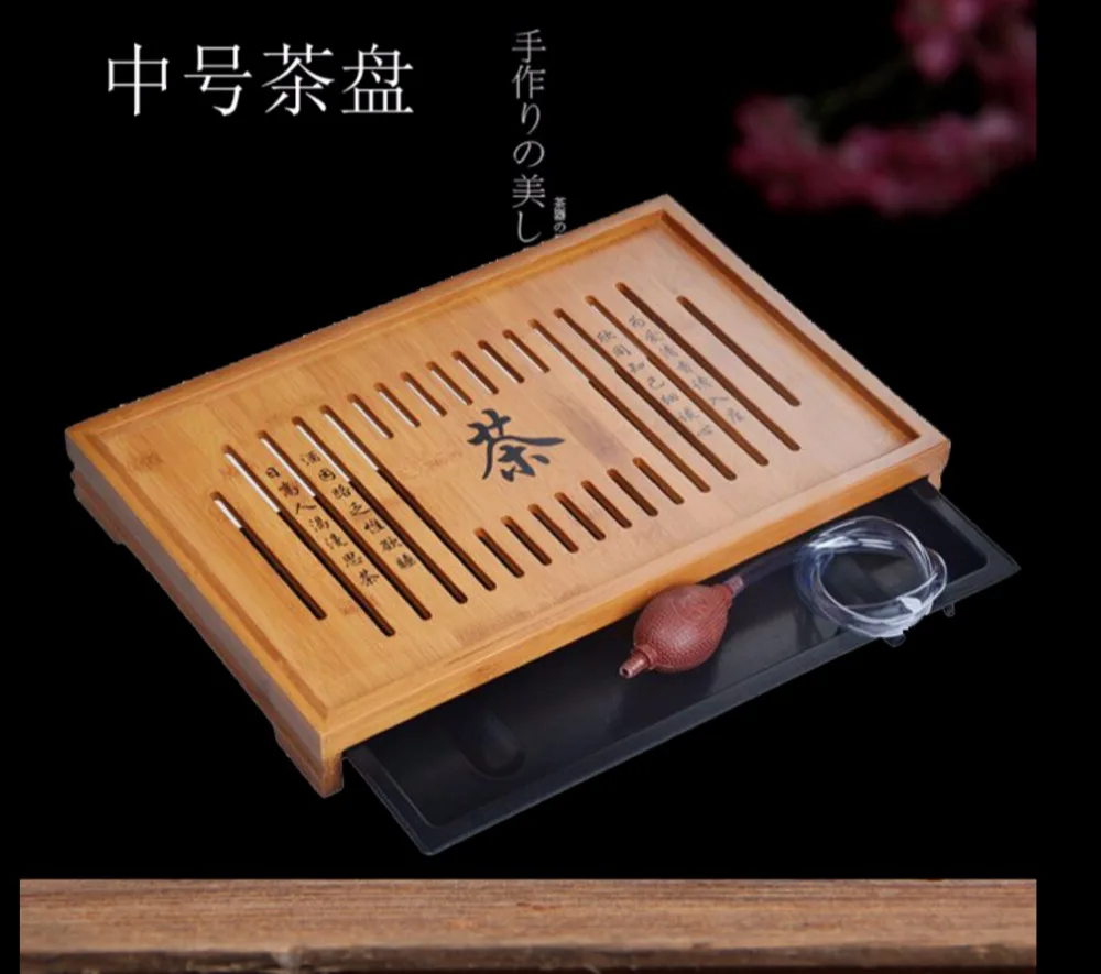 Solid wood tea tray Drainage water storage kung fu tea set Drawer tea room board table Chinese tea room ceremony tools
Solid wood tea tray Drainage water storage kung fu tea set Drawer tea room board table Chinese tea room ceremony tools
