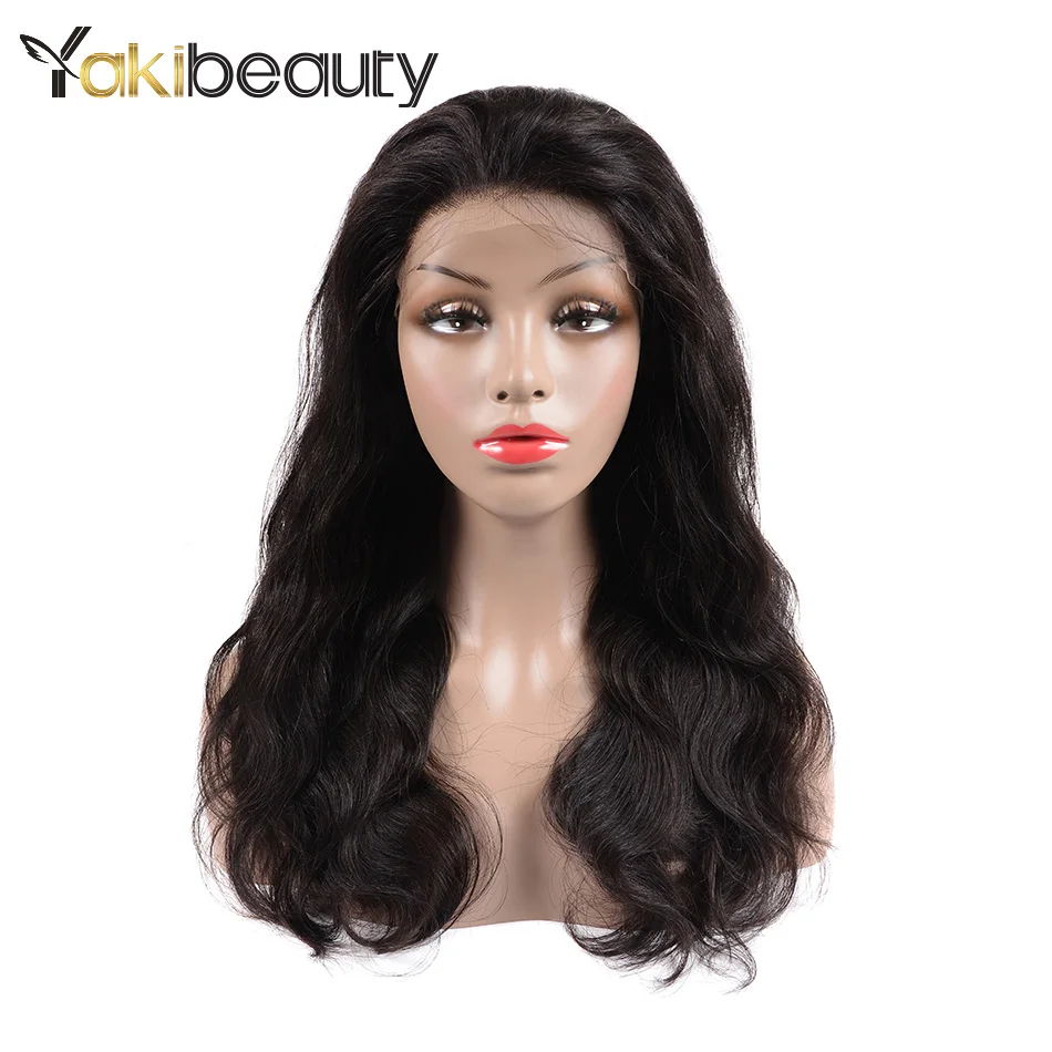 Pre Plucked Full Lace Human Hair Wigs For Women Natural Black 180% Density Malaysian Body Wave Virgin Hair Full Lace Wig No Shed (12)