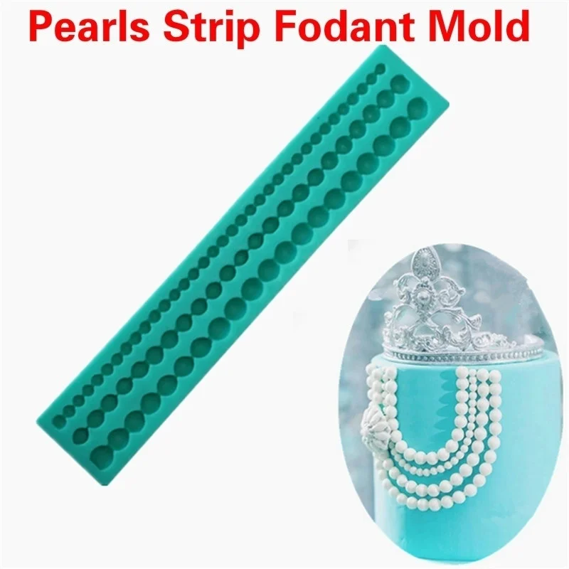 Pearls Strip Chocolate Mold Fondant Silicone Molds for Cake Decorating Baking Tools Kitchen Accessories
Pearls Strip Chocolate Mold Fondant Silicone Molds for Cake Decorating Baking Tools Kitchen Accessories