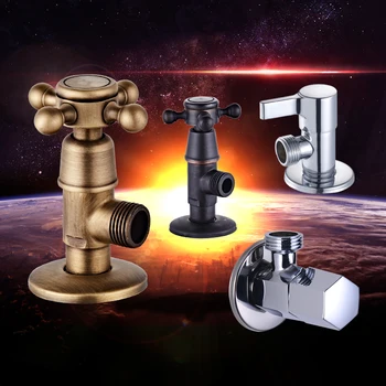 Full copper triangulation valve, cold and hot water stop valve, bathroom kitchen corner valve 4 points long switch general
Full copper triangulation valve, cold and hot water stop valve, bathroom kitchen corner valve 4 points long switch general
