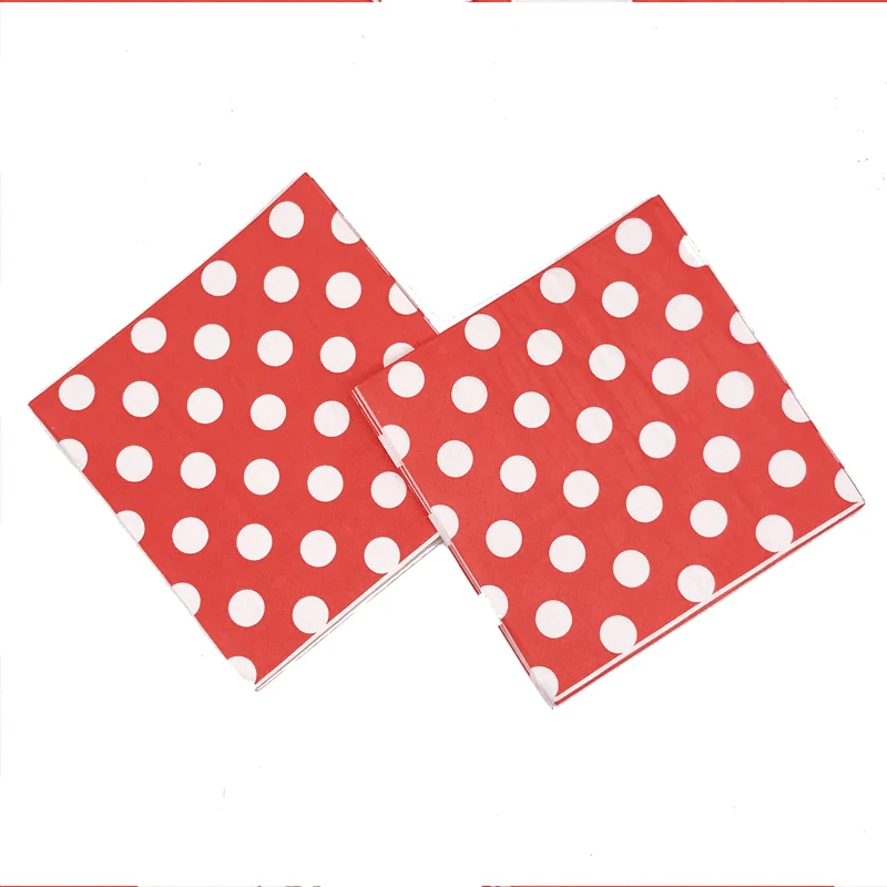 20pcs/pack polka dots theme disposable napkins red dots disposable paper napkins red polka dots napkins
20pcs/pack polka dots theme disposable napkins red dots disposable paper napkins red polka dots napkins
