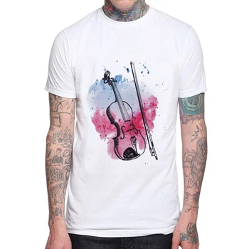 Top Quality Cotton Men T Shirt Casual Short Sleeve Illustration Violin Print Mens T-shirt Fashion Cool T Shirts For Man Tops Tee
Top Quality Cotton Men T Shirt Casual Short Sleeve Illustration Violin Print Mens T-shirt Fashion Cool T Shirts For Man Tops Tee