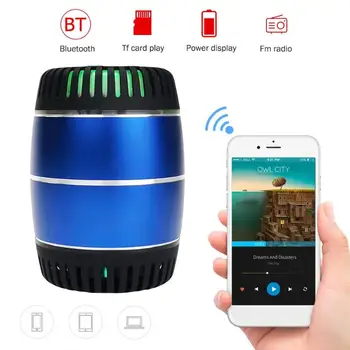 Mini Bluetooth Speaker Colorful LED Wireless Portable Speaker Music Surround Support TF Card FM Radio MP3 APP
Mini Bluetooth Speaker Colorful LED Wireless Portable Speaker Music Surround Support TF Card FM Radio MP3 APP