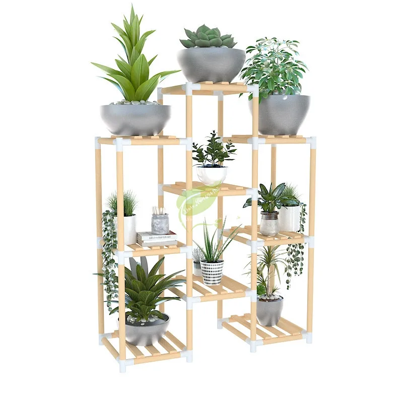Balcony Wooden Plant Flower Display Stand Floor Shelves Multi-functional Flower Potted Stand Multi-storey Storage Rack Shelf
Balcony Wooden Plant Flower Display Stand Floor Shelves Multi-functional Flower Potted Stand Multi-storey Storage Rack Shelf