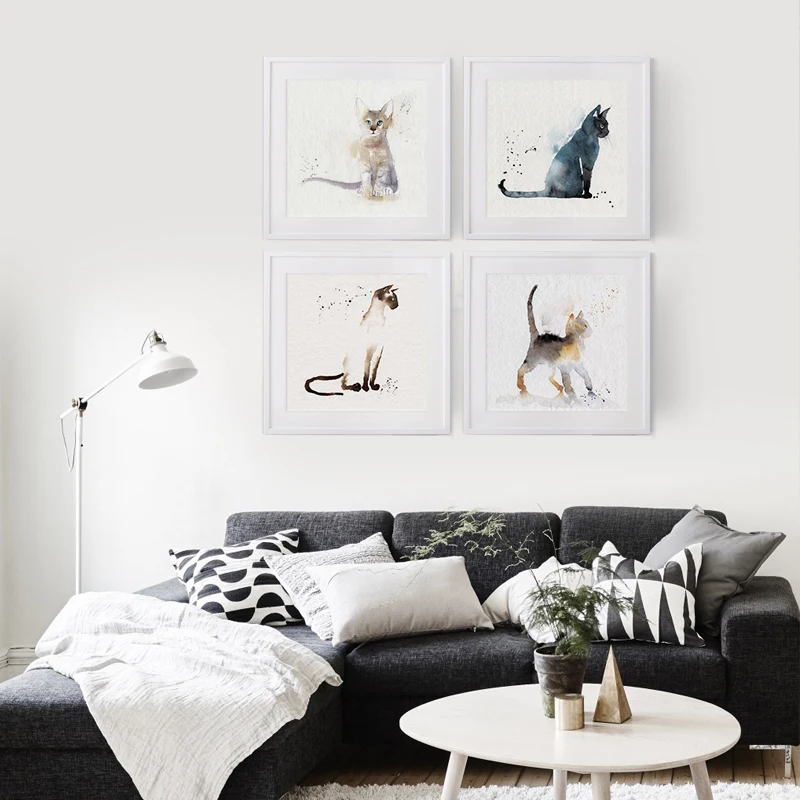 Siamese Cat Abstract Modern Decorative 50X50CM Painting Watercolor Paintings Home Furnishing
Siamese Cat Abstract Modern Decorative 50X50CM Painting Watercolor Paintings Home Furnishing