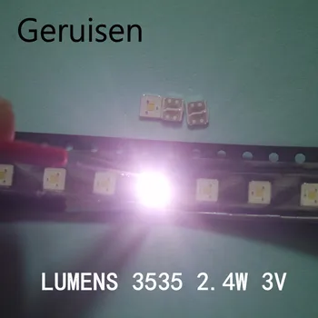 LUMENS LED Backlight Flip-Chip LED 2.4W 3V 3535 Cool white 153LM LCD Backlight for TV TV Application 
LUMENS LED Backlight Flip-Chip LED 2.4W 3V 3535 Cool white 153LM LCD Backlight for TV TV Application