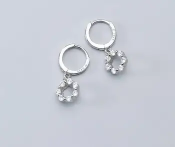 1pair Real. 925 Sterling Silver jewelry Zirconia AAA+ Holloe Flower Hoop Huggie Earrings GTLE2780
1pair Real. 925 Sterling Silver jewelry Zirconia AAA+ Holloe Flower Hoop Huggie Earrings GTLE2780