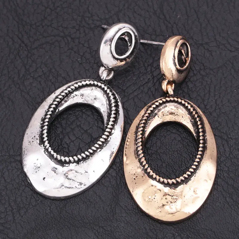 Sehuroan Bohemian Oorbellen Wedding Drop Earrings For Women Statement Vintage Gold Pendientes Fashion Jewelry Wholesale (5)