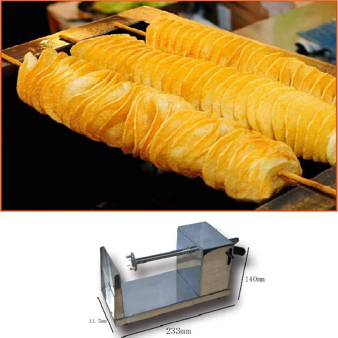 

Tornado potato cutter machine spiral cutting machine chips machine Kitchen Accessories Cooking Tools Chopper Potato Chip ss1033