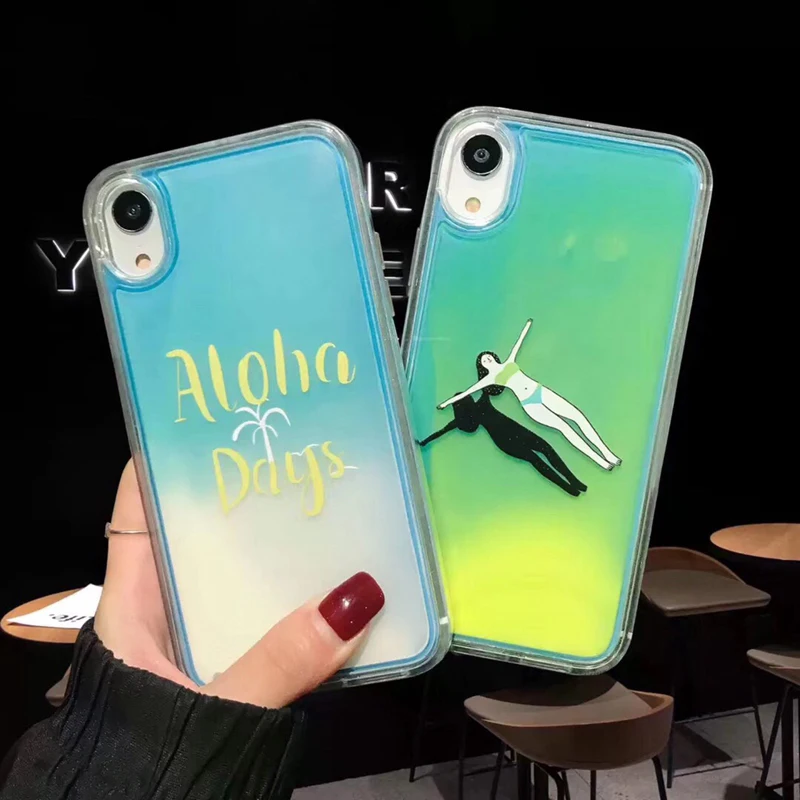 Mermaid Luxury Luminous Phone Case For iphone XS MAX For iphone XR X 8 7 6 6s plus Fashion girl Dynamic Liquid Quicksand cover
Mermaid Luxury Luminous Phone Case For iphone XS MAX For iphone XR X 8 7 6 6s plus Fashion girl Dynamic Liquid Quicksand cover
