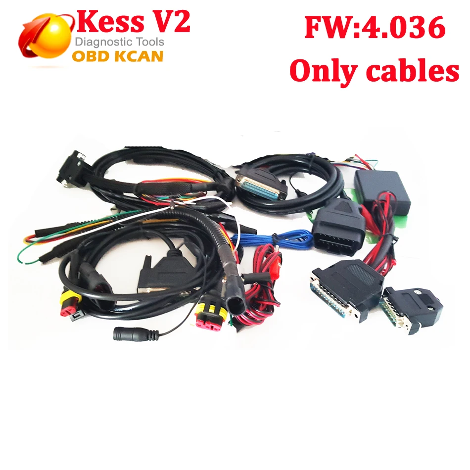 Best quality full set cables for kess v4.036 kess v2.30 only cables without kess v2 main unit with free shipping
Best quality full set cables for kess v4.036 kess v2.30 only cables without kess v2 main unit with free shipping