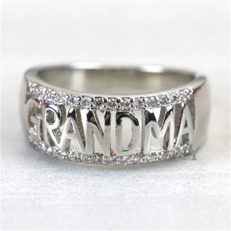 Grandma Gifts Gold and Silver Color Letters GRANDMA Rings for Women Jewelry Anniversary Birthday Statement Gifts
Grandma Gifts Gold and Silver Color Letters GRANDMA Rings for Women Jewelry Anniversary Birthday Statement Gifts