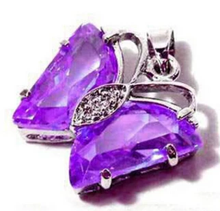 huij 0033253 Purple Cubic Zirconia 18KWGP Crystal Butterfly Pendant & Necklace 2pc
huij 0033253 Purple Cubic Zirconia 18KWGP Crystal Butterfly Pendant & Necklace 2pc