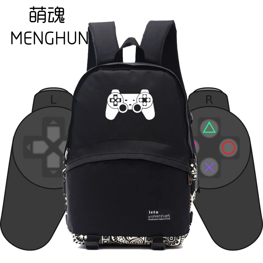 Classic game backpack new designed console game fans controller printing new concept gift for boyfriend NB074
Classic game backpack new designed console game fans controller printing new concept gift for boyfriend NB074