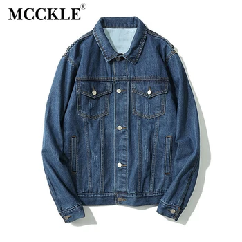 MCCKLE Men Vintage Wash Biker Denim Jackets 2018 Autumn Winter Fashion Man Jean Coats Male Windproof Streetwear Overcoat
MCCKLE Men Vintage Wash Biker Denim Jackets 2018 Autumn Winter Fashion Man Jean Coats Male Windproof Streetwear Overcoat