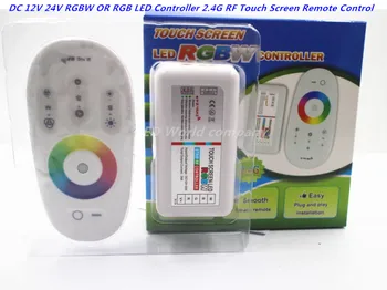 DC12V 24V RGBW OR RGB LED Controller 2.4G RF Touch Screen Remote Control 6A per Channel for smd 5050 3528 5630 led strip Light
DC12V 24V RGBW OR RGB LED Controller 2.4G RF Touch Screen Remote Control 6A per Channel for smd 5050 3528 5630 led strip Light