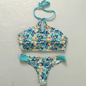 2019 New Beach wear Bikini Crop Top High Neck Swimsuit Tropical Bathing Suit Padded Swimwear Sexy Push Up Brazilian Bikini E625
2019 New Beach wear Bikini Crop Top High Neck Swimsuit Tropical Bathing Suit Padded Swimwear Sexy Push Up Brazilian Bikini E625