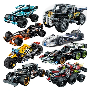 

Decool Racer Pull Back Car Technic Tractor Racing Car Creator City Tech Model Building blocks Bricks Toys For Children brinquedo