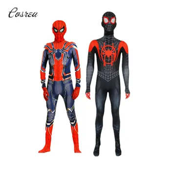 Kids Spider Into The Spider-Verse Miles Morales Costume Cosplay Zentai Spider Pattern Bodysuit Suit Jumpsuit
Kids Spider Into The Spider-Verse Miles Morales Costume Cosplay Zentai Spider Pattern Bodysuit Suit Jumpsuit
