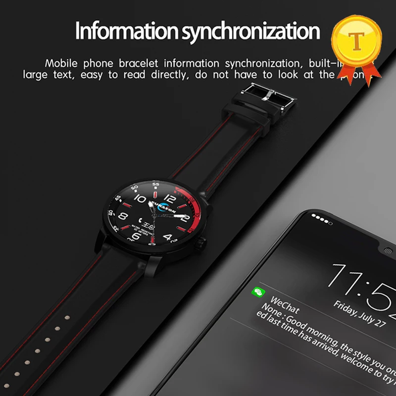 

Smartwatch IP68 Waterproof Bluetooth 4.0 Pedometer Sleeping Monitoring fitness tracker Men Smart Watch for Android iOS phones