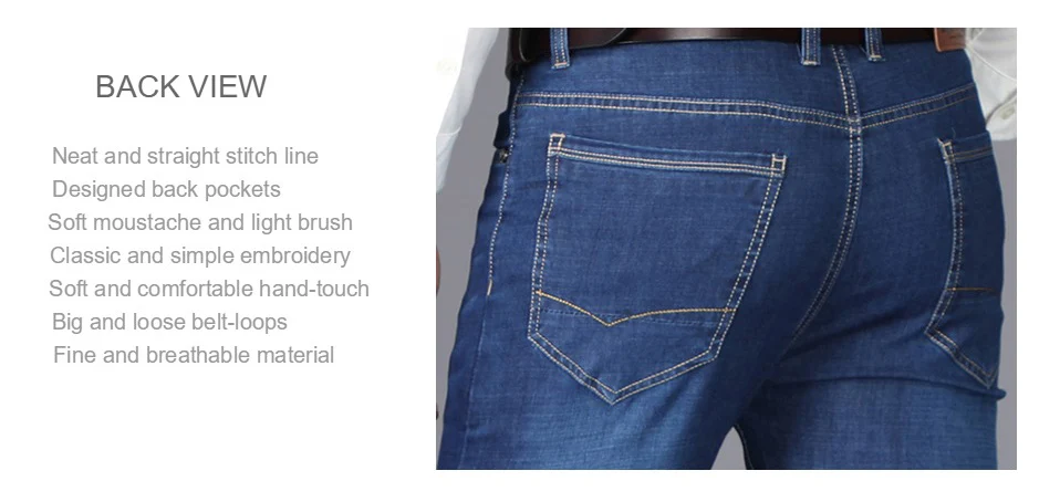 NIGRITY Man Jeans 2020 New Fashion Business Casual Denim Pants Men Straight Cut Slight Stretch Trousers Large Size 29-42 4 Color NIGRITY Man Jeans 2020 New Fashion Business Casual Denim Pants Men Straight Cut Slight Stretch Trousers Large Size 29-42 4 Color