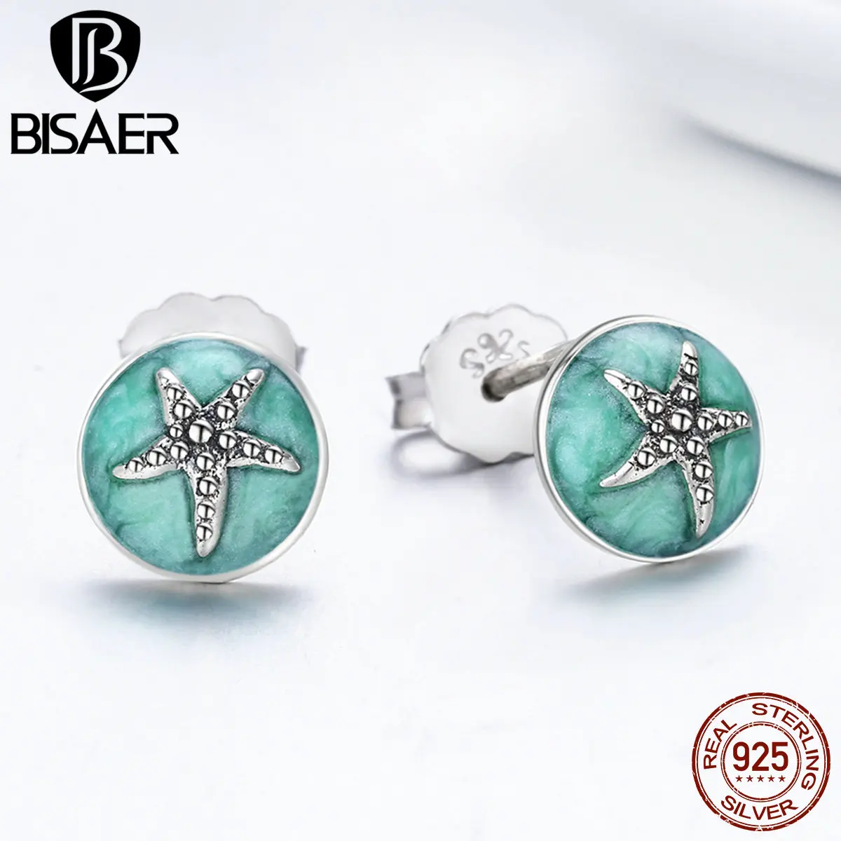 Authentic 100% Real 925 Sterling Silver Blue Ocean Green Fantasy Starfish Earrings for Women Stud Earrings Jewelry Earrings
Authentic 100% Real 925 Sterling Silver Blue Ocean Green Fantasy Starfish Earrings for Women Stud Earrings Jewelry Earrings