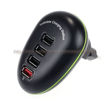 12.5W 2.1A Foldable USB Charging Station 4 USB Port Power Charger Adapter with EU/US Plug for Smart Phone Tablet iPAD
12.5W 2.1A Foldable USB Charging Station 4 USB Port Power Charger Adapter with EU/US Plug for Smart Phone Tablet iPAD