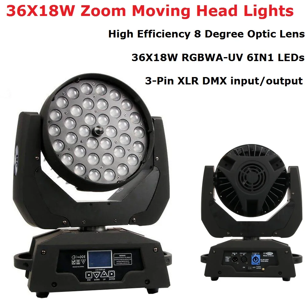 Светодиодная Подвижная головка с увеличением 36X18 Вт, RGBWA-UV, 6 в 1, DMX512, прожекторы с подвижной головкой, профессиональные диджейские сценические светильники для вечерние
Светодиодная Подвижная головка с увеличением 36X18 Вт, RGBWA-UV, 6 в 1, DMX512, прожекторы с подвижной головкой, профессиональные диджейские сценические светильники для вечерние