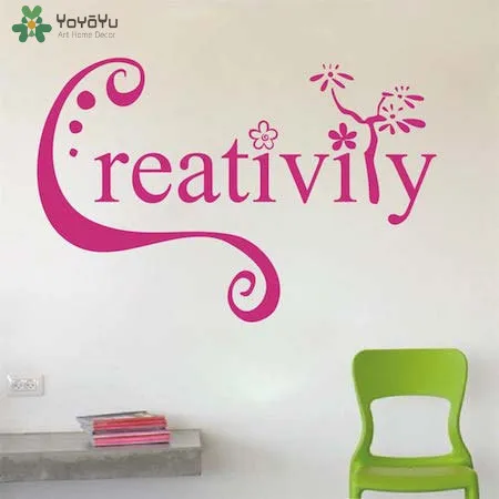 YOYOYU Wall Decal Inspirational QuotesCreativity Vinyl Wall Stickers Office Bedroom Wallpaper Removable Interior Home DecorSY990
YOYOYU Wall Decal Inspirational QuotesCreativity Vinyl Wall Stickers Office Bedroom Wallpaper Removable Interior Home DecorSY990