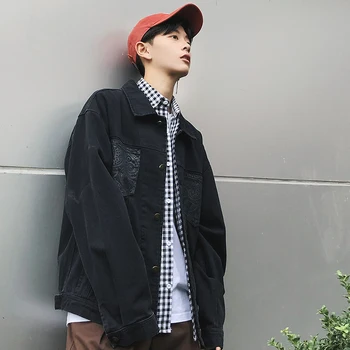 2018 Autumn New Men's Fashion Tide Printing Pattern Personality Pockets Solid Color Loose Cowboy Jacket Casual Denim Coat S-4XL
2018 Autumn New Men's Fashion Tide Printing Pattern Personality Pockets Solid Color Loose Cowboy Jacket Casual Denim Coat S-4XL