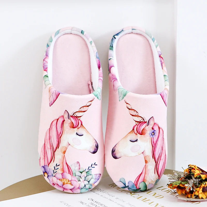 Autumn Winter Women House Slippers Cute Unicorn Slip on Memory Foam Home Slippers Indoor Shoes Women Couple Zapatillas Mujer
Autumn Winter Women House Slippers Cute Unicorn Slip on Memory Foam Home Slippers Indoor Shoes Women Couple Zapatillas Mujer
