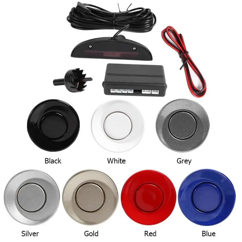 VODOOL Car Parking Radar Monitor Detector System Car Auto Parktronic LED Display Parking Sensor With 4 Sensors Reverse Backup
VODOOL Car Parking Radar Monitor Detector System Car Auto Parktronic LED Display Parking Sensor With 4 Sensors Reverse Backup