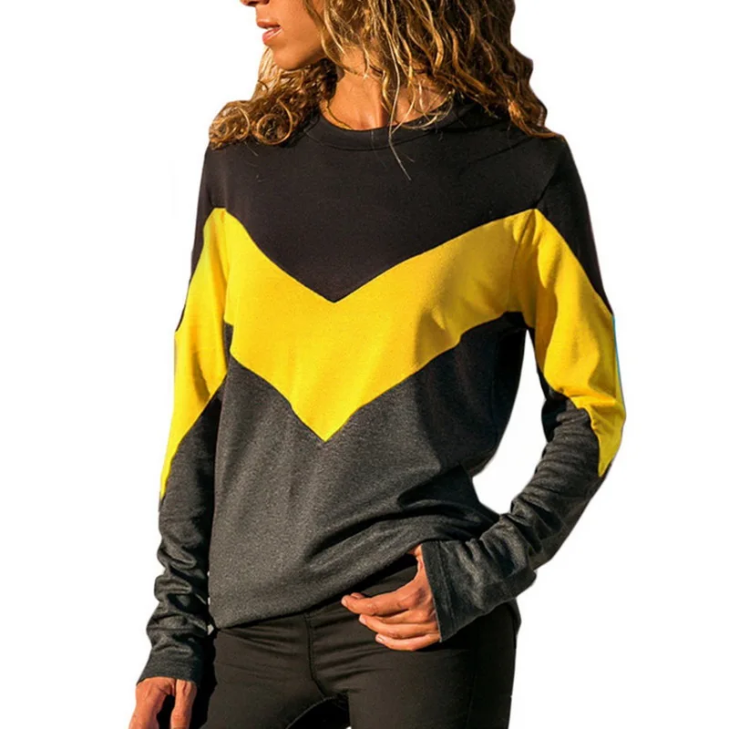 WENYUJH 2019 New Autumn Winter Long Sleeve Sweater Women Patchwork Tops Womens O-neck Loose Pollovers Knitting Femme Plus Size
WENYUJH 2019 New Autumn Winter Long Sleeve Sweater Women Patchwork Tops Womens O-neck Loose Pollovers Knitting Femme Plus Size