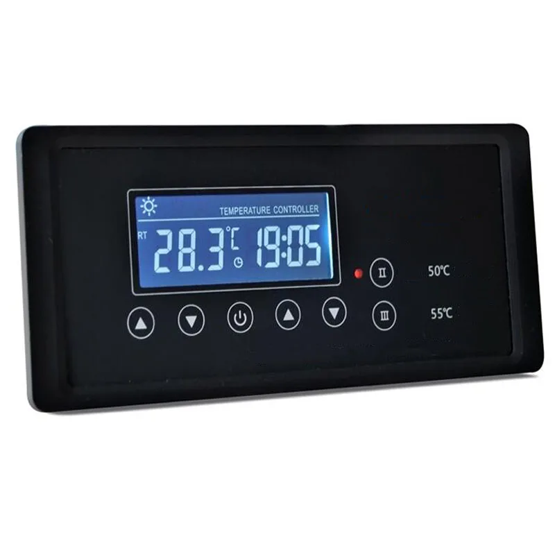 Color Crystal Digital Display Thermostat 220V Relay Temperature Regulator Sauna Room Foot Bath Temperature Controller
Color Crystal Digital Display Thermostat 220V Relay Temperature Regulator Sauna Room Foot Bath Temperature Controller