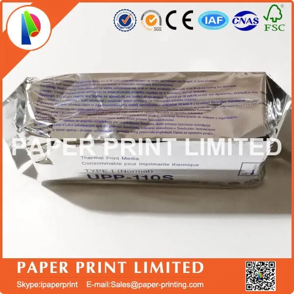 1 roll UPP-110S for printer 110mm*20m high quality Upp 110s COPATIBLE Ultrasound Thermal Paper Roll
1 roll UPP-110S for printer 110mm*20m high quality Upp 110s COPATIBLE Ultrasound Thermal Paper Roll