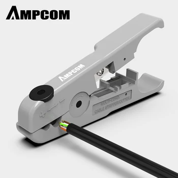 AMPCOM Cable Wire Stripper Compression Tool Coaxial Cable Stripper, Round Cable , Cutter and Flat Cable Stripping Tool
AMPCOM Cable Wire Stripper Compression Tool Coaxial Cable Stripper, Round Cable , Cutter and Flat Cable Stripping Tool