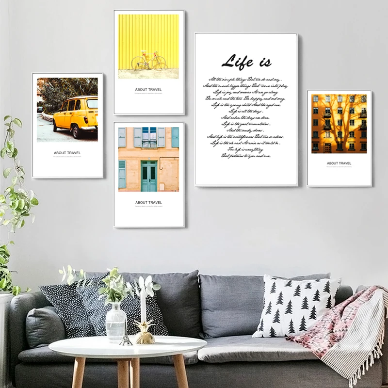 Nostalgic Yellow Car House Architecture Creative English Canvas Painting Abstract Print Poster Picture Nordic Home Decoration
Nostalgic Yellow Car House Architecture Creative English Canvas Painting Abstract Print Poster Picture Nordic Home Decoration