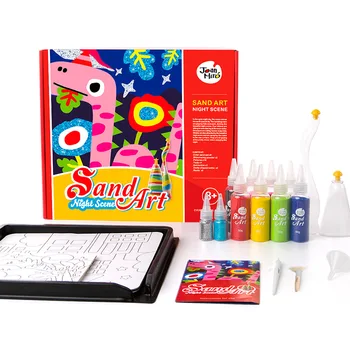 Children's sand painting diy suit Color sand graffiti plastic painting gift box 3 years old handmade handmade educational toys 
Children's sand painting diy suit Color sand graffiti plastic painting gift box 3 years old handmade handmade educational toys