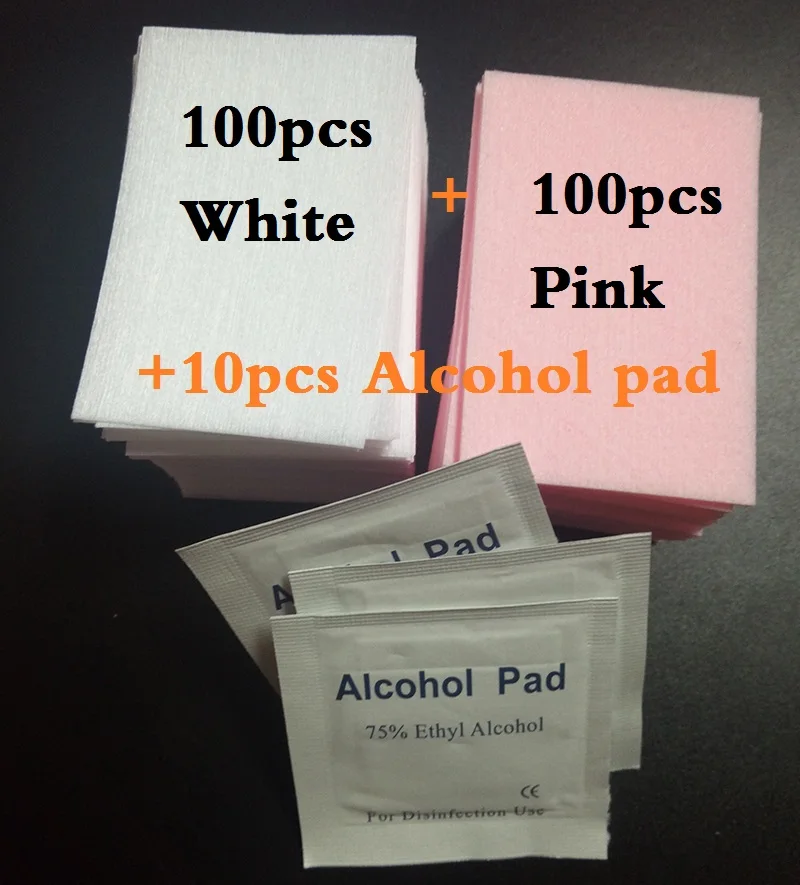 EasyNail ( Nail Polish Remover Pads) (100PCS White+100pcs Pink+10pcs alcohol wipes) Nail Napkins Lint Wipes
EasyNail ( Nail Polish Remover Pads) (100PCS White+100pcs Pink+10pcs alcohol wipes) Nail Napkins Lint Wipes