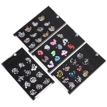 4 Boxes 3D Nail Art Decoration Multi-color Different Styles Nail Rhinestone 3D Flower Slice Nail Tips DIY Nail Art Tools
4 Boxes 3D Nail Art Decoration Multi-color Different Styles Nail Rhinestone 3D Flower Slice Nail Tips DIY Nail Art Tools