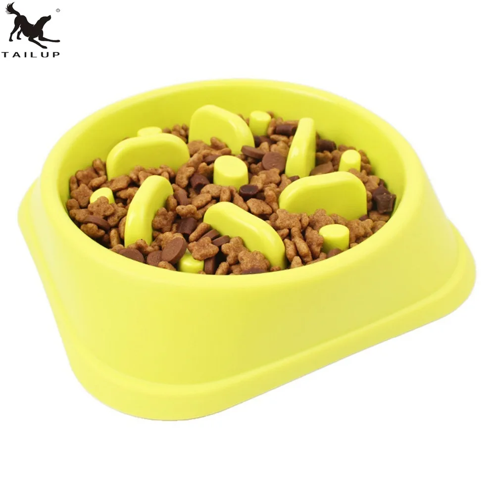 Image Fun Interactive Feeder Slow Feed And Drink Water Bowl Healthy Eating Diet Bloat Stop Happy Foraging Bowl For Dog Pet  PB023