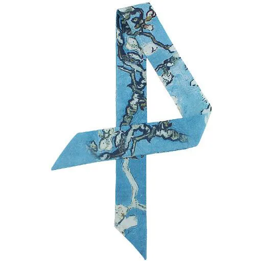 2018 Flower Oil Painting Print Scarf Women Small Silk Scarf Headwear Luxury Brand Handle Bag Ribbon Long Scarves 
2018 Flower Oil Painting Print Scarf Women Small Silk Scarf Headwear Luxury Brand Handle Bag Ribbon Long Scarves
