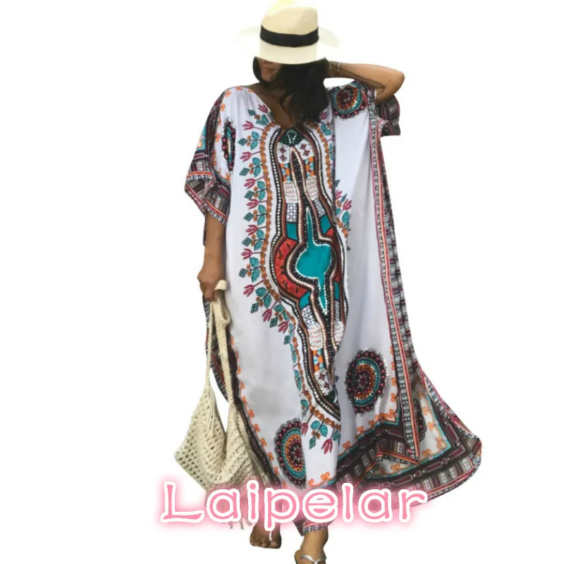 Plus Size Women Summer African Ethnic Print Kaftan Maxi Dress 2018 Summer Loose Vintage Boho Beach Long Dress Laipelar
Plus Size Women Summer African Ethnic Print Kaftan Maxi Dress 2018 Summer Loose Vintage Boho Beach Long Dress Laipelar