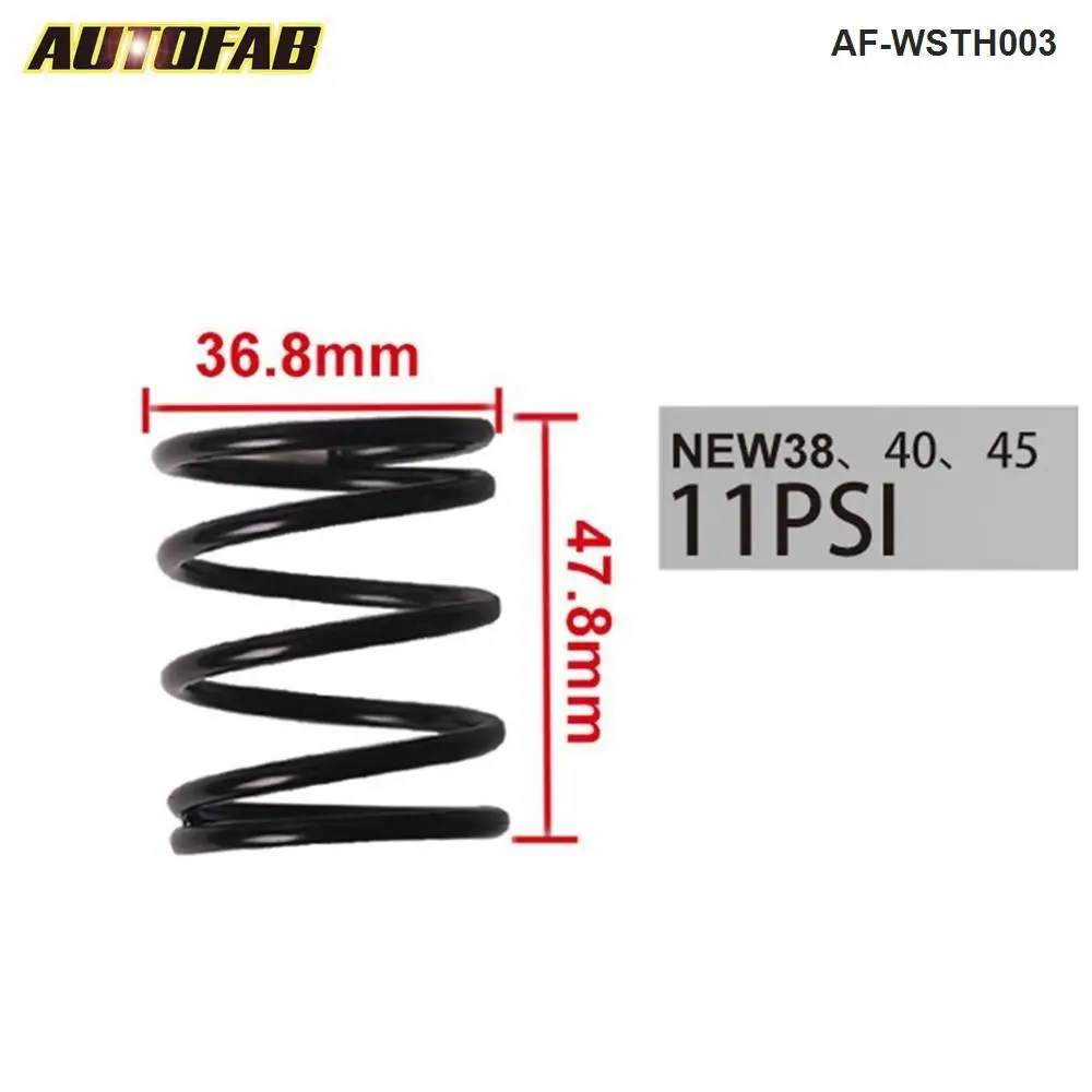 38MM 40MM 45MM TURBO EXTERNAL WASTEGATE WG SPRING COATED REPLACEMENT 11 PSI /0.78BAR JUST FOR TURBO SMART AF-WSTH003
38MM 40MM 45MM TURBO EXTERNAL WASTEGATE WG SPRING COATED REPLACEMENT 11 PSI /0.78BAR JUST FOR TURBO SMART AF-WSTH003