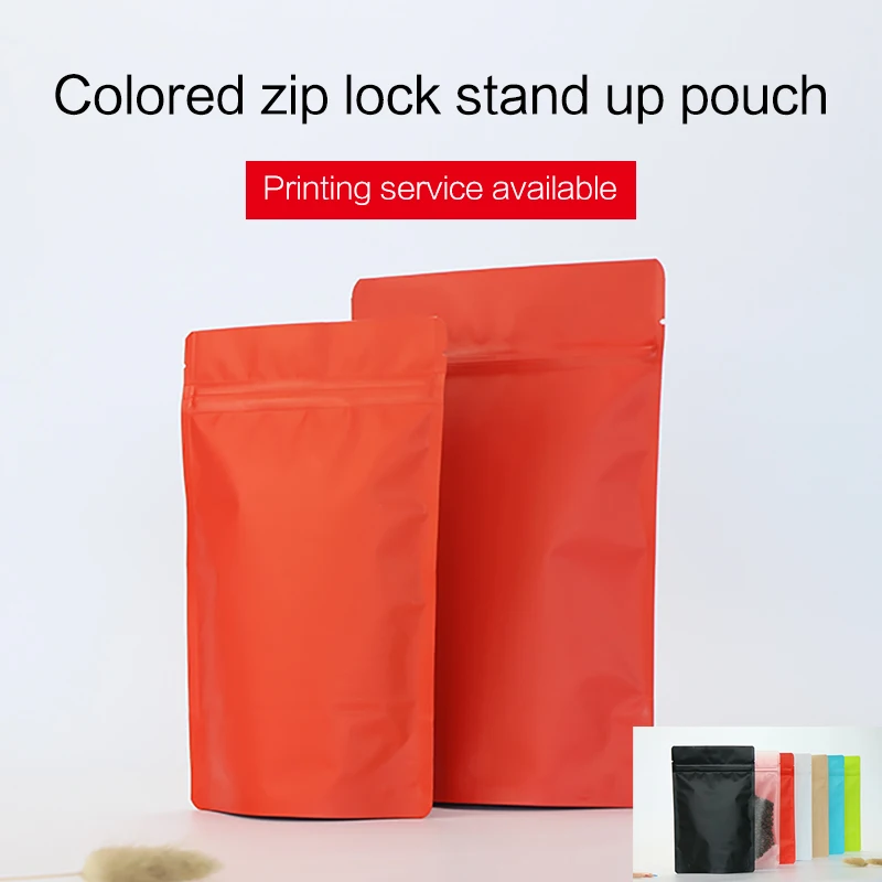 matte red stand up pouch with zipper aluminum foil zip lock bag tea coffee bean food packaging bags custom printing available
matte red stand up pouch with zipper aluminum foil zip lock bag tea coffee bean food packaging bags custom printing available